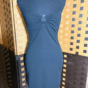 Chic Black Sleeveless Mini Dress